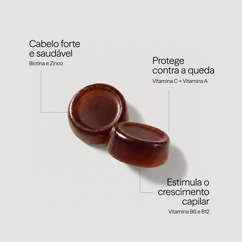 Gomas Para o Cabelo Brownie