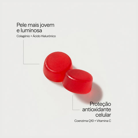 Gominolas de Colágeno, Ácido Hialurónico, Q10 y Vit C
