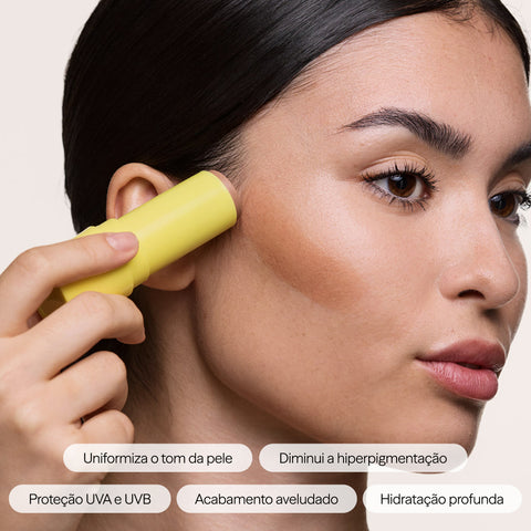 Stick Protetor Solar com Cor SPF 50+