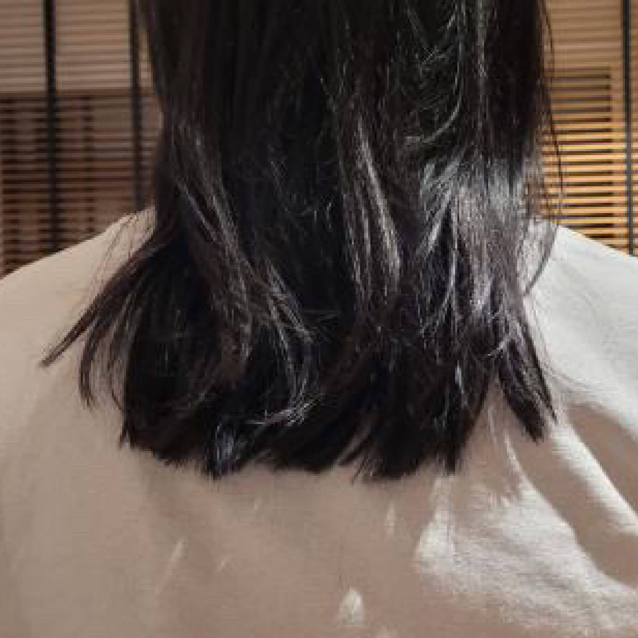 Antes do início do tratamento capilar com Hair Up da cliente Lina