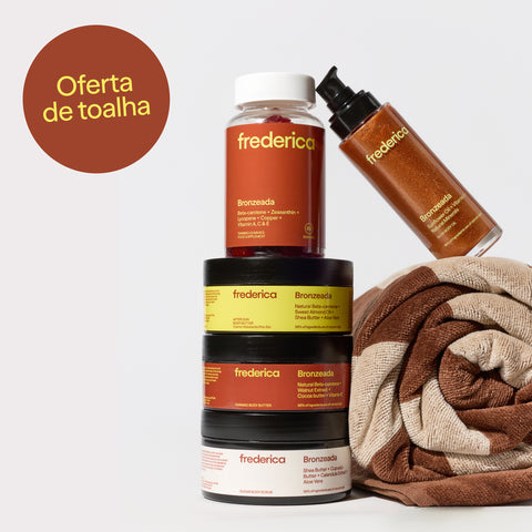 Kit Bronzeada com OFERTA de Toalha | Edição Especial