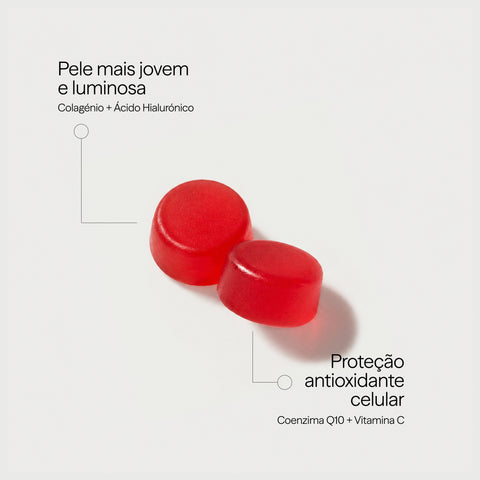 Gominolas de Colágeno, Ácido Hialurónico, Q10 y Vitaminas A y C